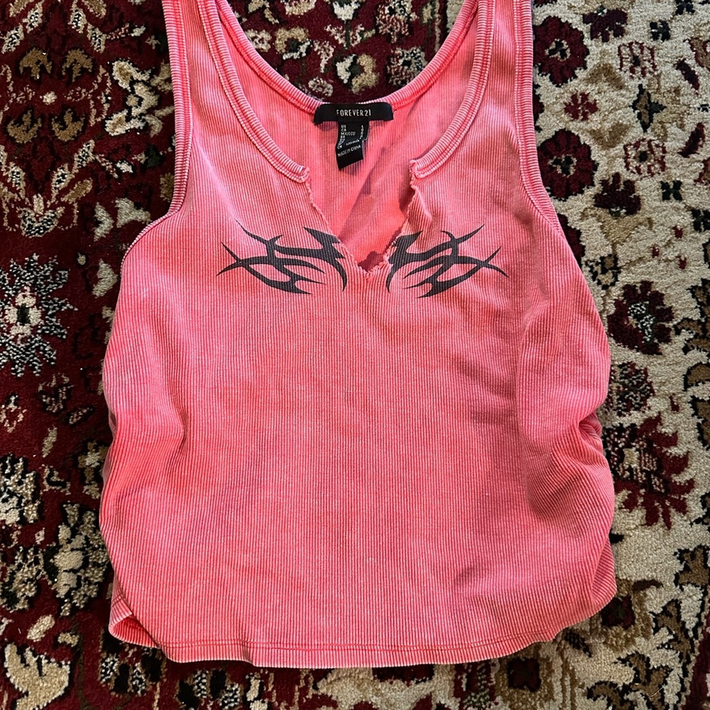 Red Edgy Tank